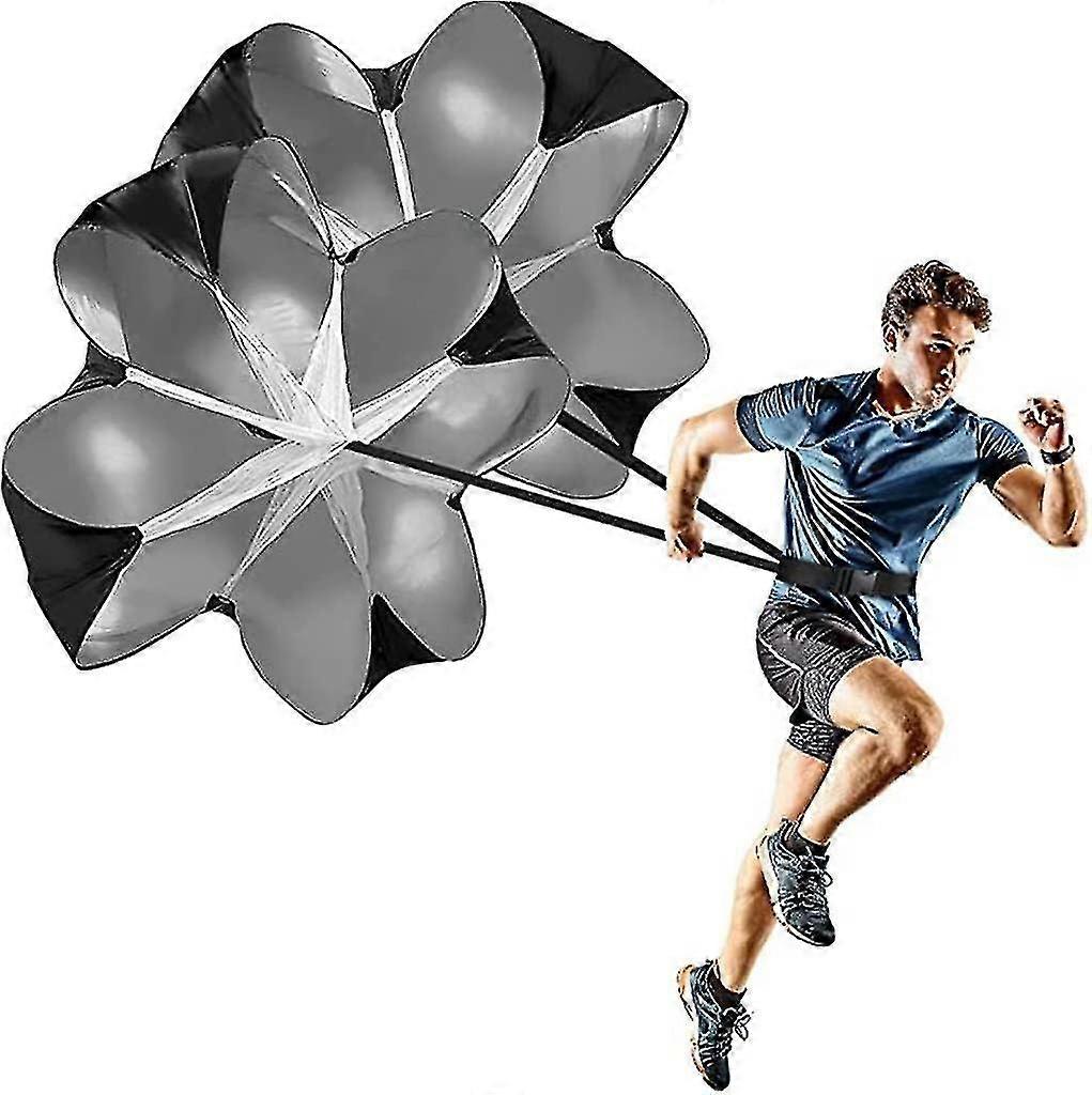 Running parachute, adjustable strap for 20 - 30kg, 25 - 50 pounds of resistance