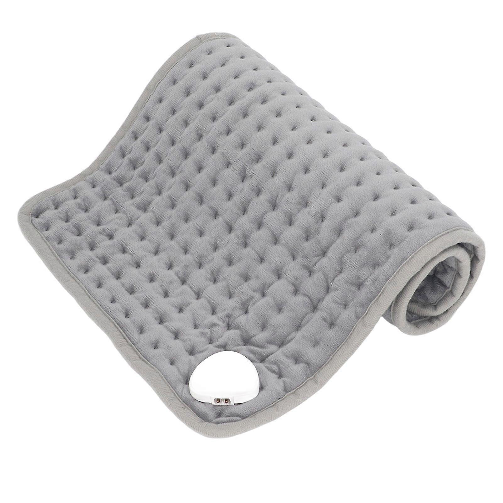 Electric Heating Pad 9 Temp 4 Timer Soft Plush for Waist US Plug