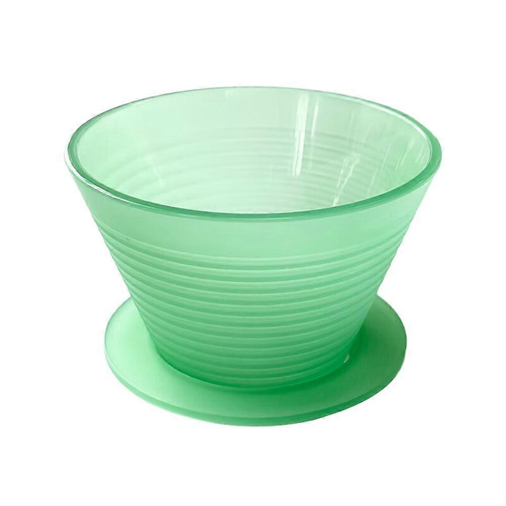 Pour over Coffee Dripper Filters Cups Hand Pouring Slow Brewing Coffee Pour over for Cafe Travel Home Green