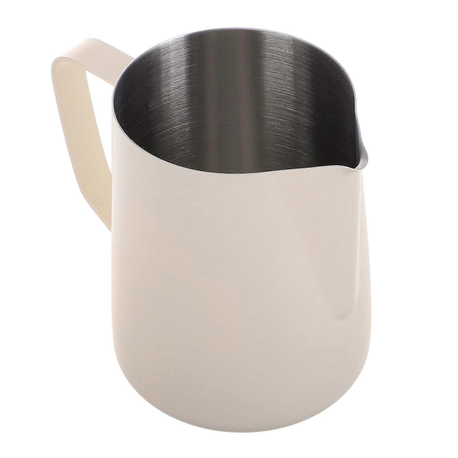 Milk Steaming Pitcher Stainless Steel Frothing Tool For Home Users 1Pack