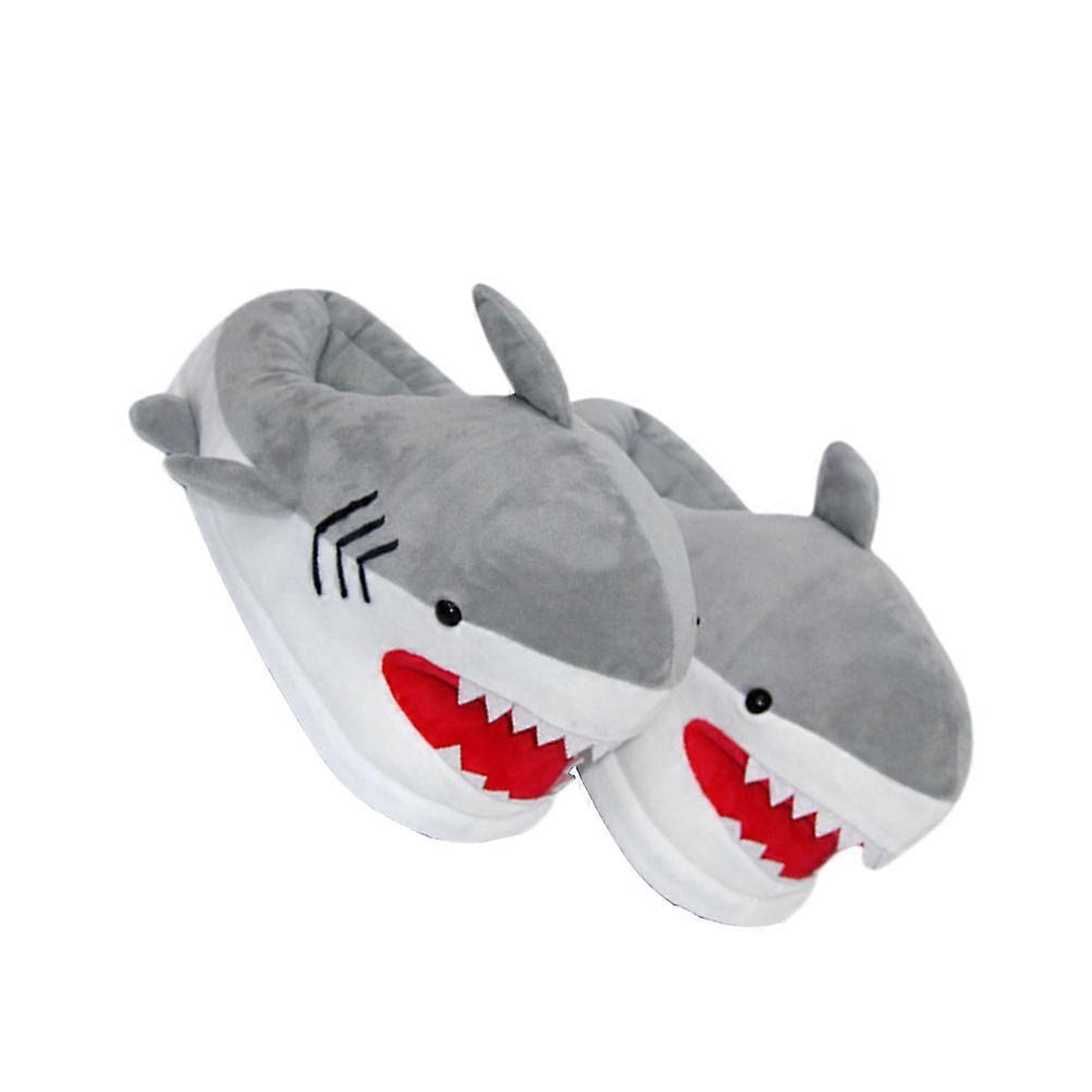 Cartoon Slippers Shark Shape Adorable Design Slippers for Home Multi Cotton 1Pair