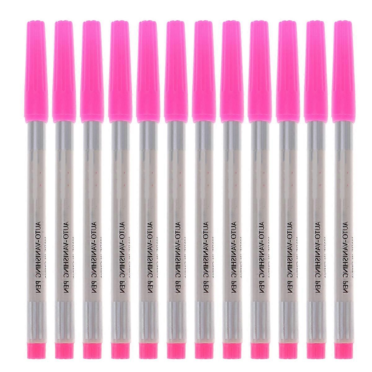 Water Soluble Marking Pen Auto Vanishing Pen for Cloth and Fabrics Sewing Multi Color with Water Soluble Ink Function 12Pcs