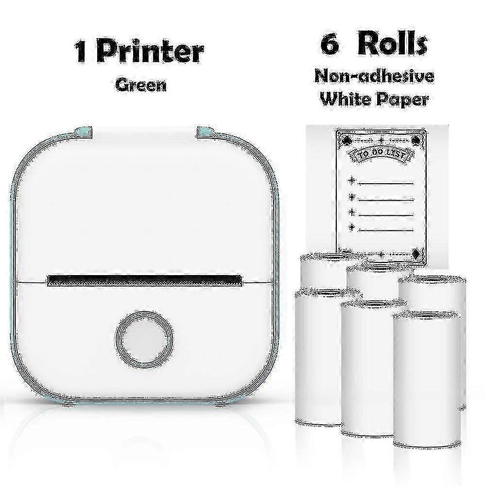 2025 Phomemo T02 Mini Printer Portable Printer Thermal Printing Sticker Wireless Inkless Pocket Printer Self-adhesive Label Printer