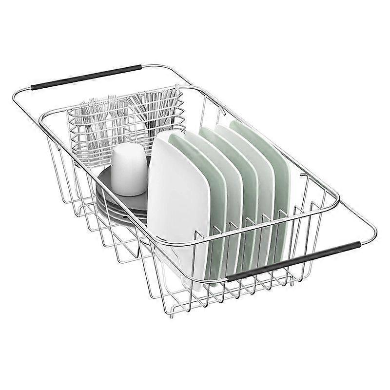 Small Dish Drying Rack in Sink Adjustable