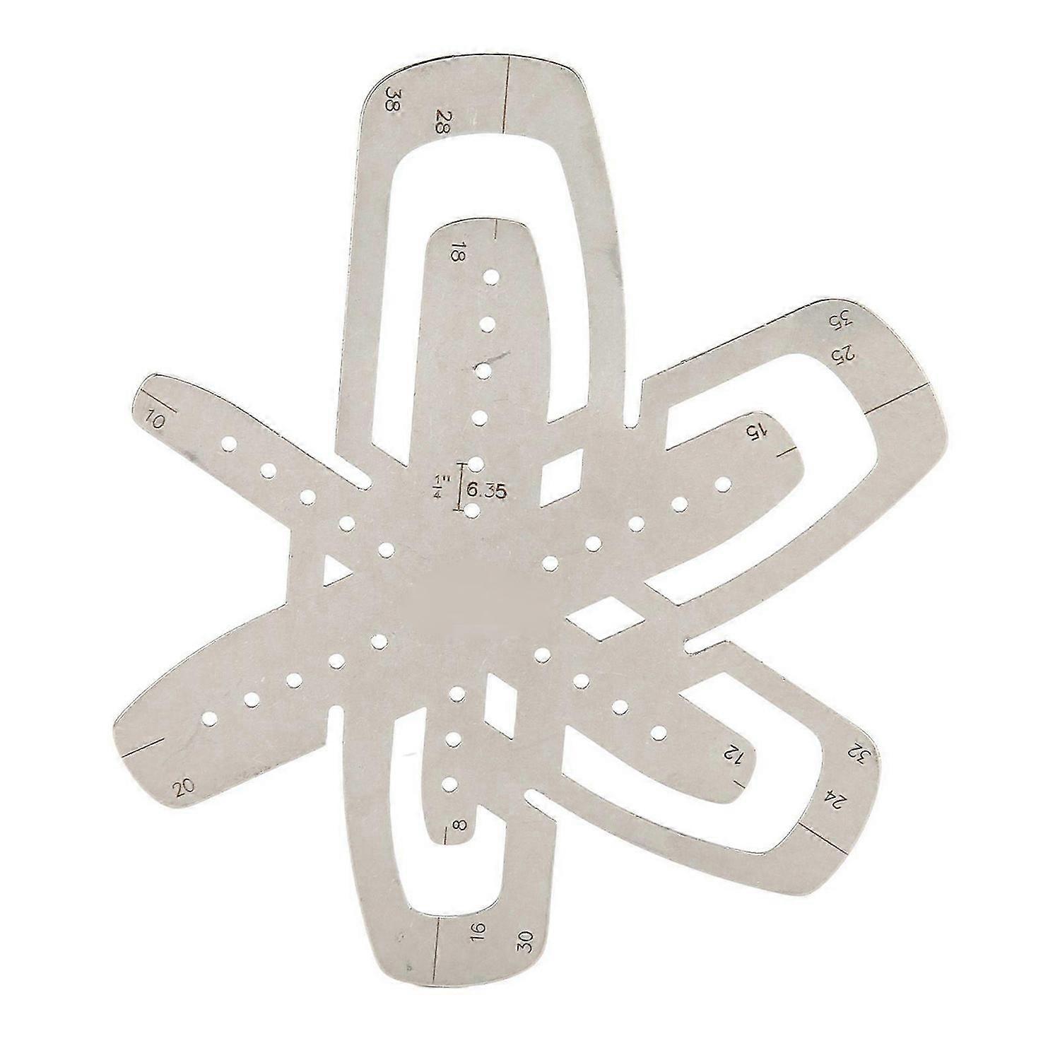 2025 Latest Model Leather Corner Cutting Ruler Professional High Accuracy