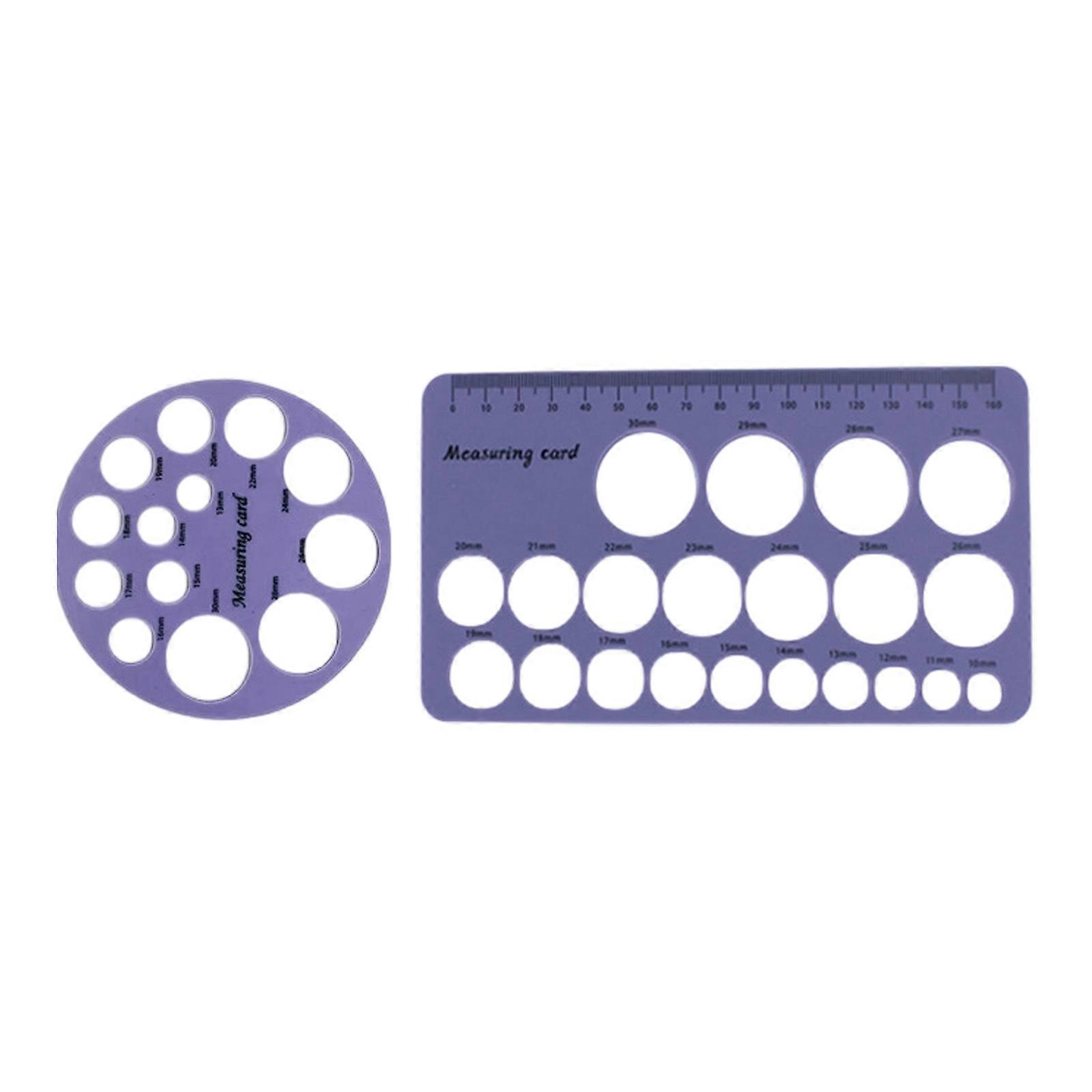 1pc/2pc Accurate Silicone Nipple Shield Sizing Tool For Breastfeeding And Bottle Feeding Measurement With Clear Markings  Set purple