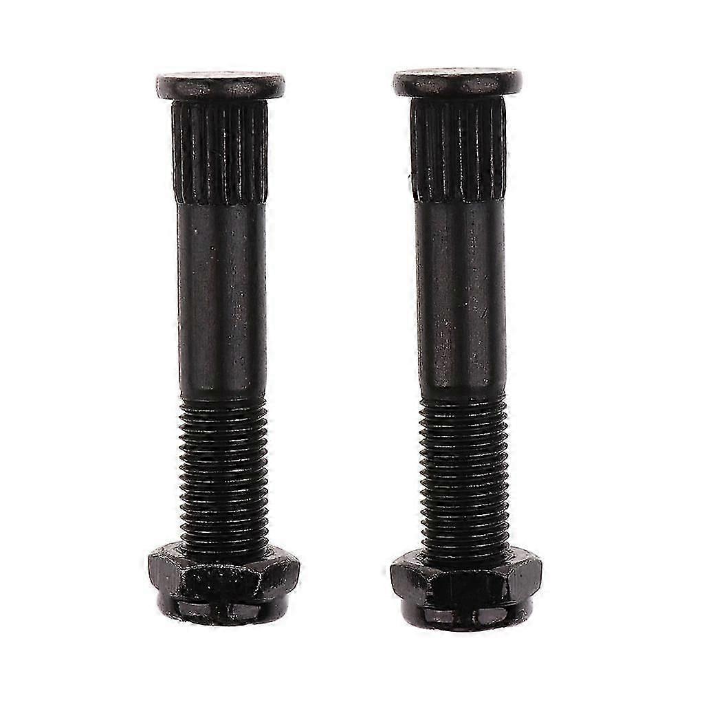 2 Pieces Replacement 52mm Round Head Longboard/Skateboard Kingpin with Nuts -