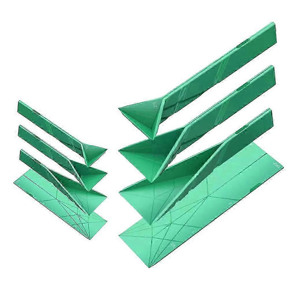 2025 Polygons 3-in-1 Flat Measuring Spoon, 2 Spoons with 6 Different Sizes, Multifunction Folds Scoop