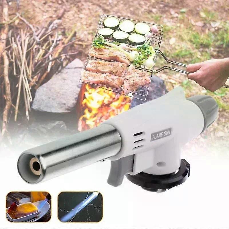 Culinary Professional Kitchen Butane Torch Flame Gun Blowtorch Cooking Soldering Butane AutoIgnition gas-Burner Lighter Heating