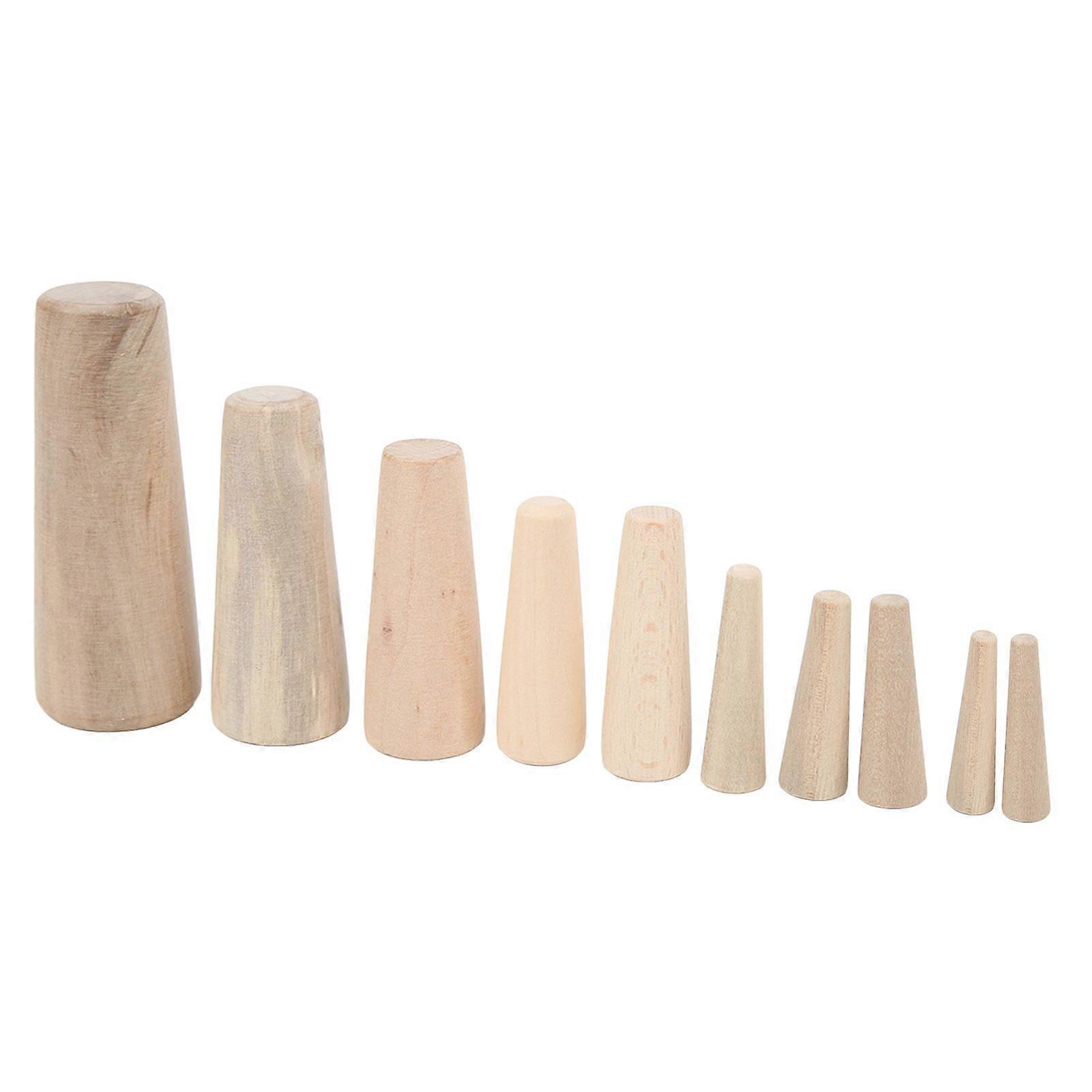 10pcs Marine Tapered Thru Hull Emergency Soft Wood Plugs Drain Plug for Boat Yacht