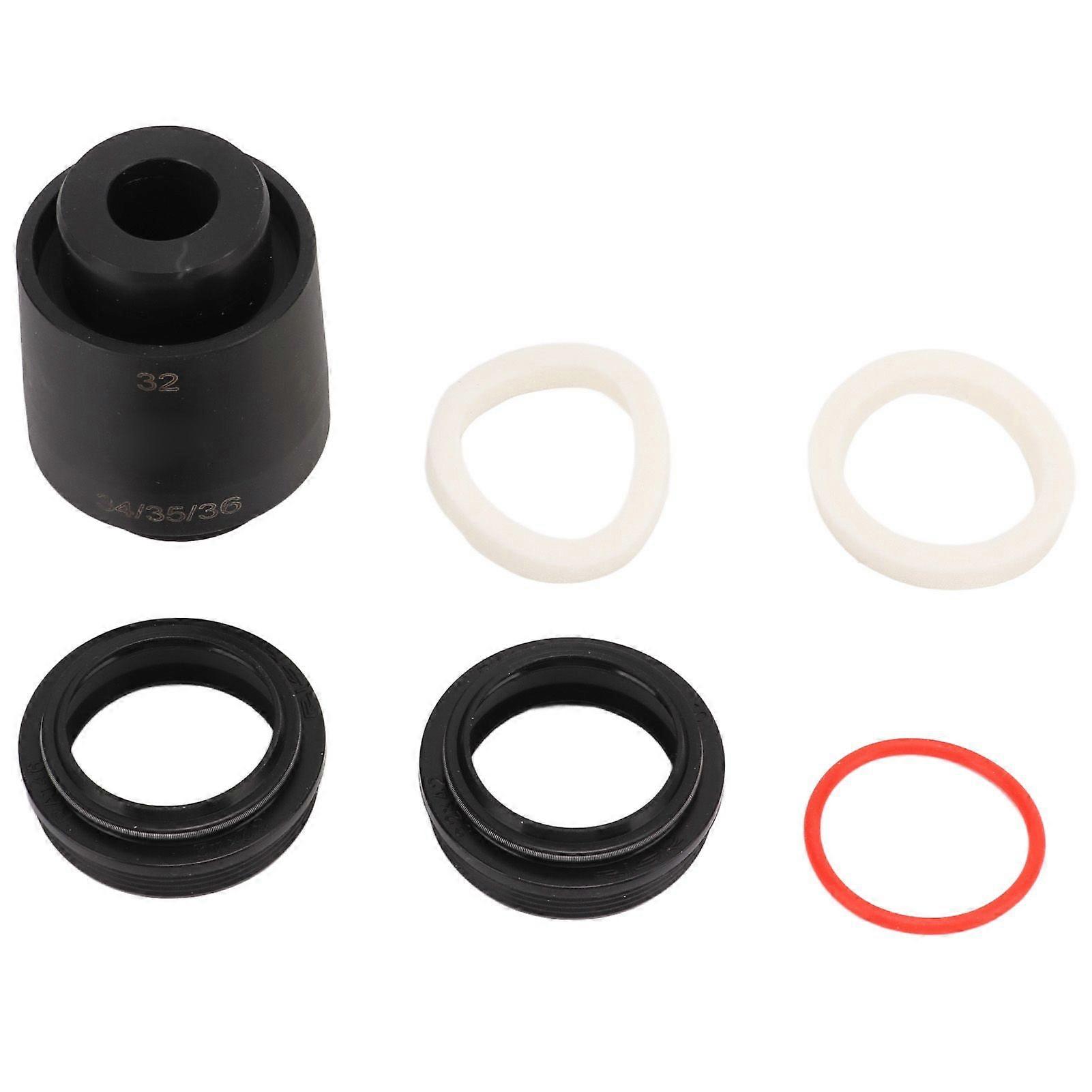 RISK Dust Seal Installation Tool Driver with 32mm Dust Wiper Kit for Suspension Fork Lower Leg in 32mm 34mm 35mm 36mm