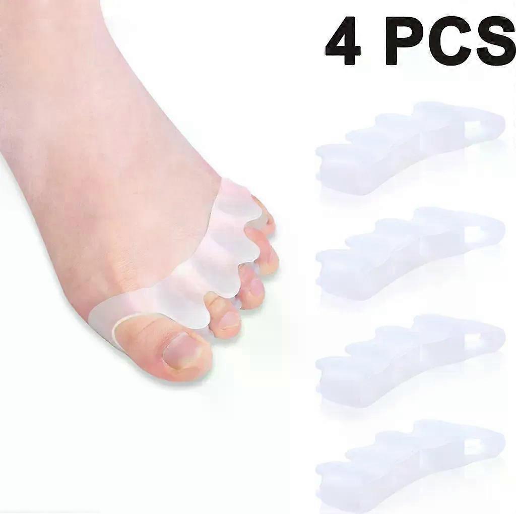 Toe spreader silicone, toe separator, correction for all toes, soft bandage, toe