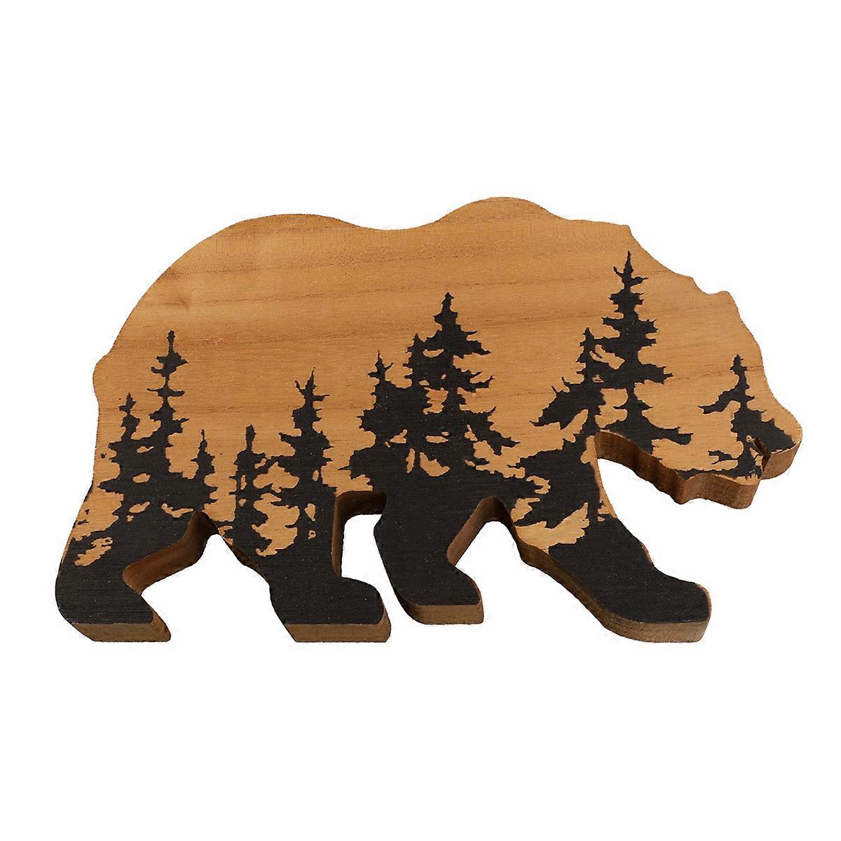 ForestBear Wall Sign, Adventure Wood Theme, Rustic Nursery Decor