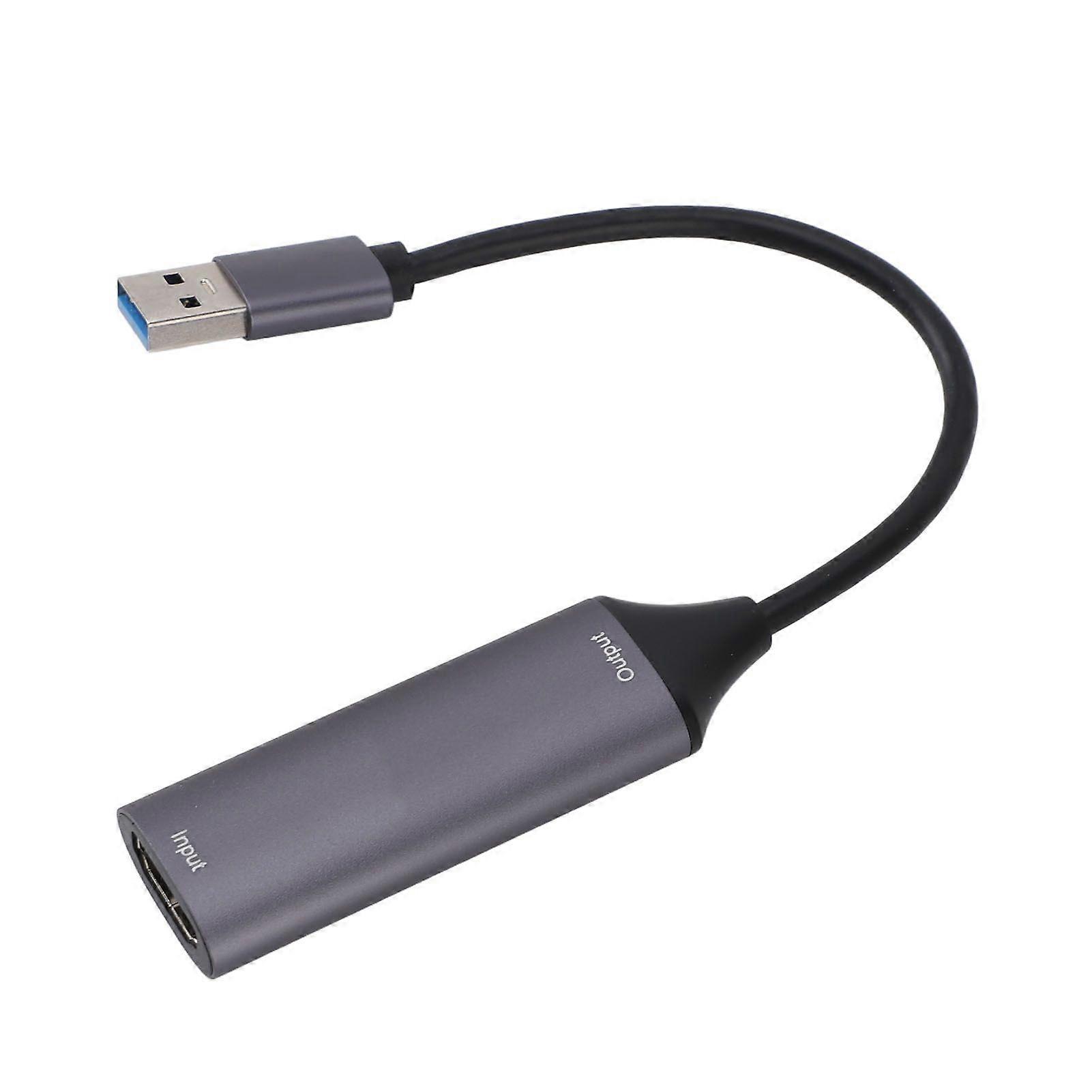 Game Video Capture Card 4K HD Resolution Multimedia Interface Video Grabber Card for OBS USB3.0