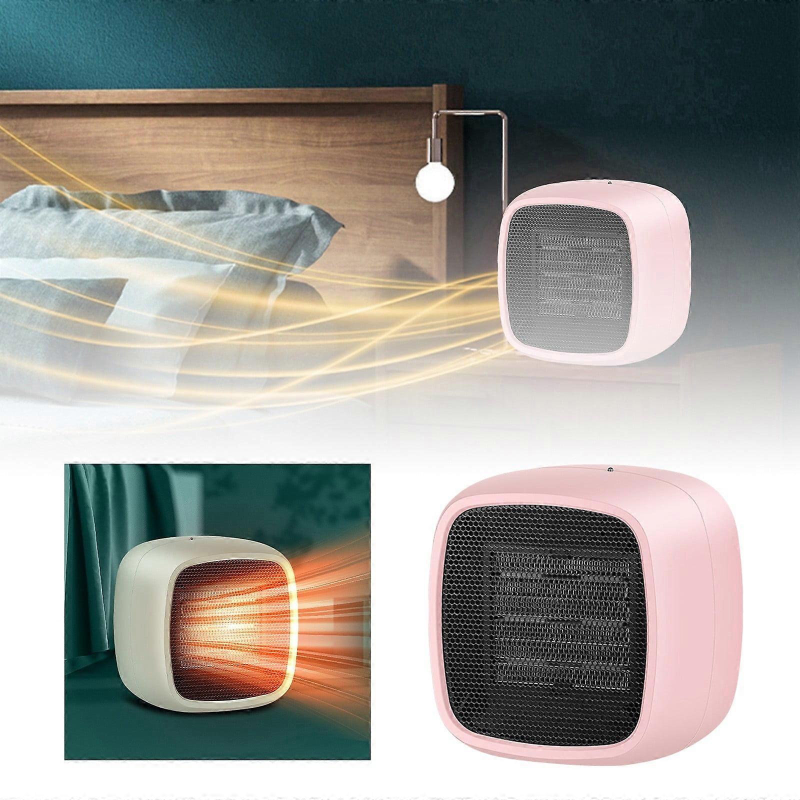 Desktop Space Heater for Indoor Use - Bedroom Room Heater, Compact Electric Heater for Home & Office, Fast Heating, Energy Efficient, Quiet Operation
