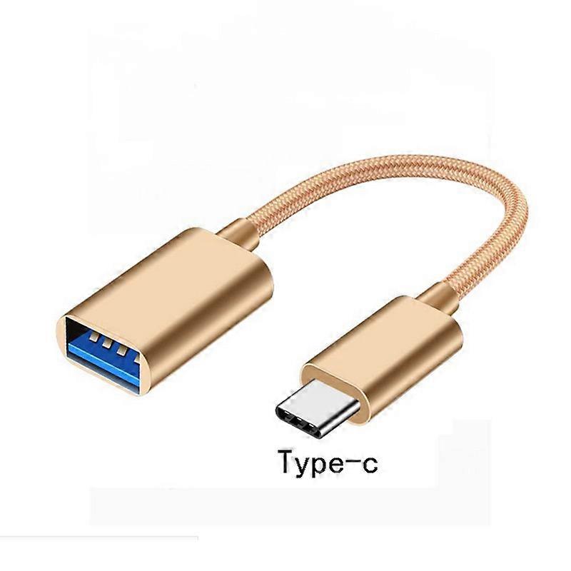 2 in 1 USB 3.0 OTG Adapter Cable for Samsung Nylon Braid Micro USB Type C Data Sync Adapter for Huawei for MacBook Type-C OTG