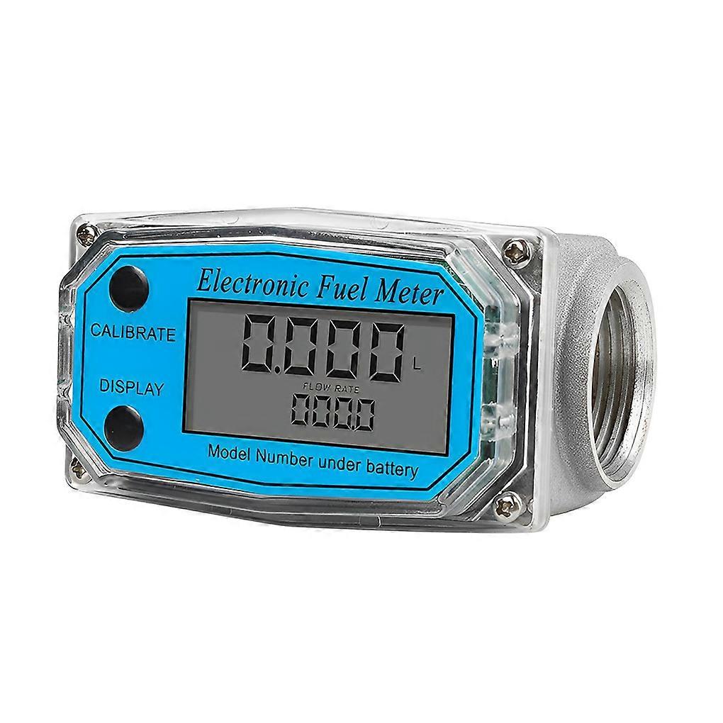 Electronic Turbines Flows Meter High Accuracy Measuring Flowmeter Gauge LCD PCB Flows Indicator Sensor Counter