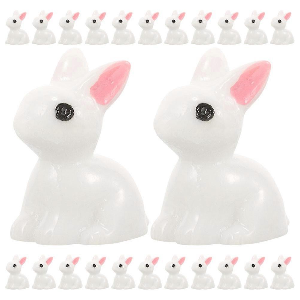 Miniature Rabbit Figurines Resin Model for Garden Use 150Pcs