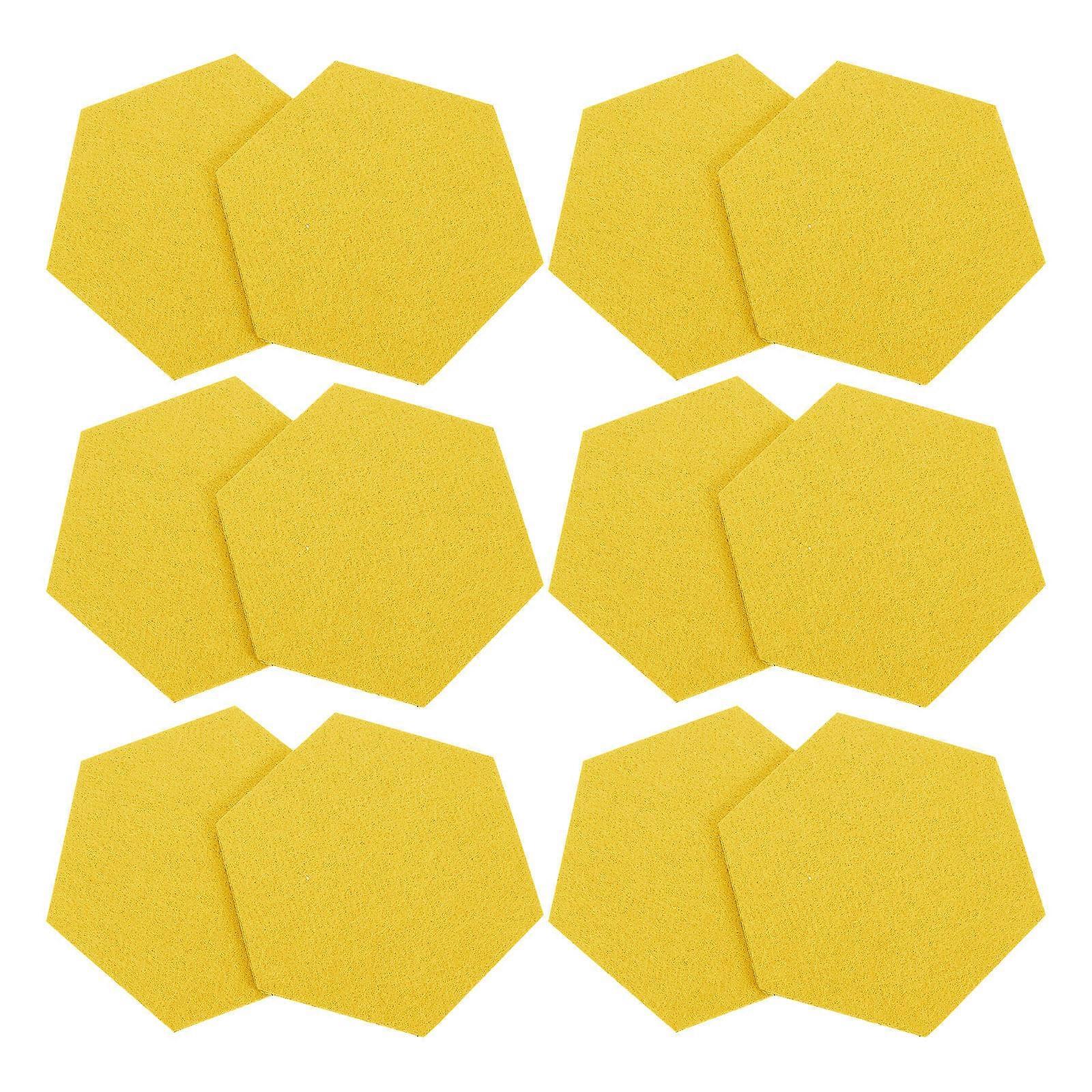 Self-Adhesive Felt Wall Memo Board for Decoration 24Pcs