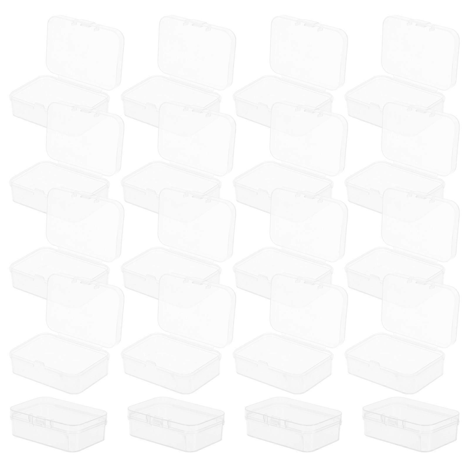 Plastic Storage Box Small Containers for Storage Use 100Pcs Compact