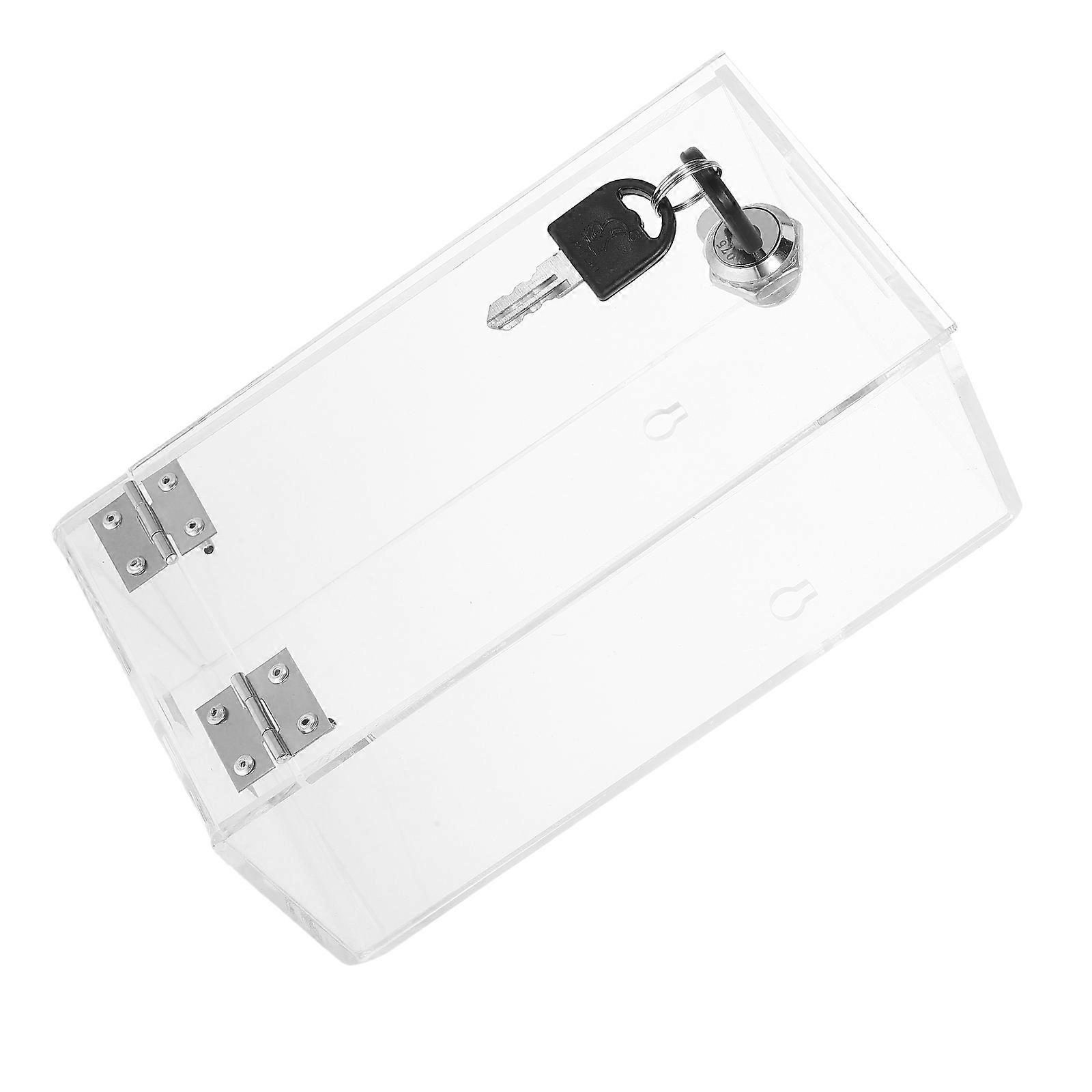 Multi-functional Phone Organizer Cabinet For Employees Secure Lock System Transparent Material Space Saving 2Pcs