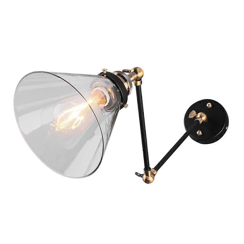 Modern Swing Arm Wall Light 2Pcs Adjustable Angle Lighting for Home Decorative Use in Living Room Bedroom