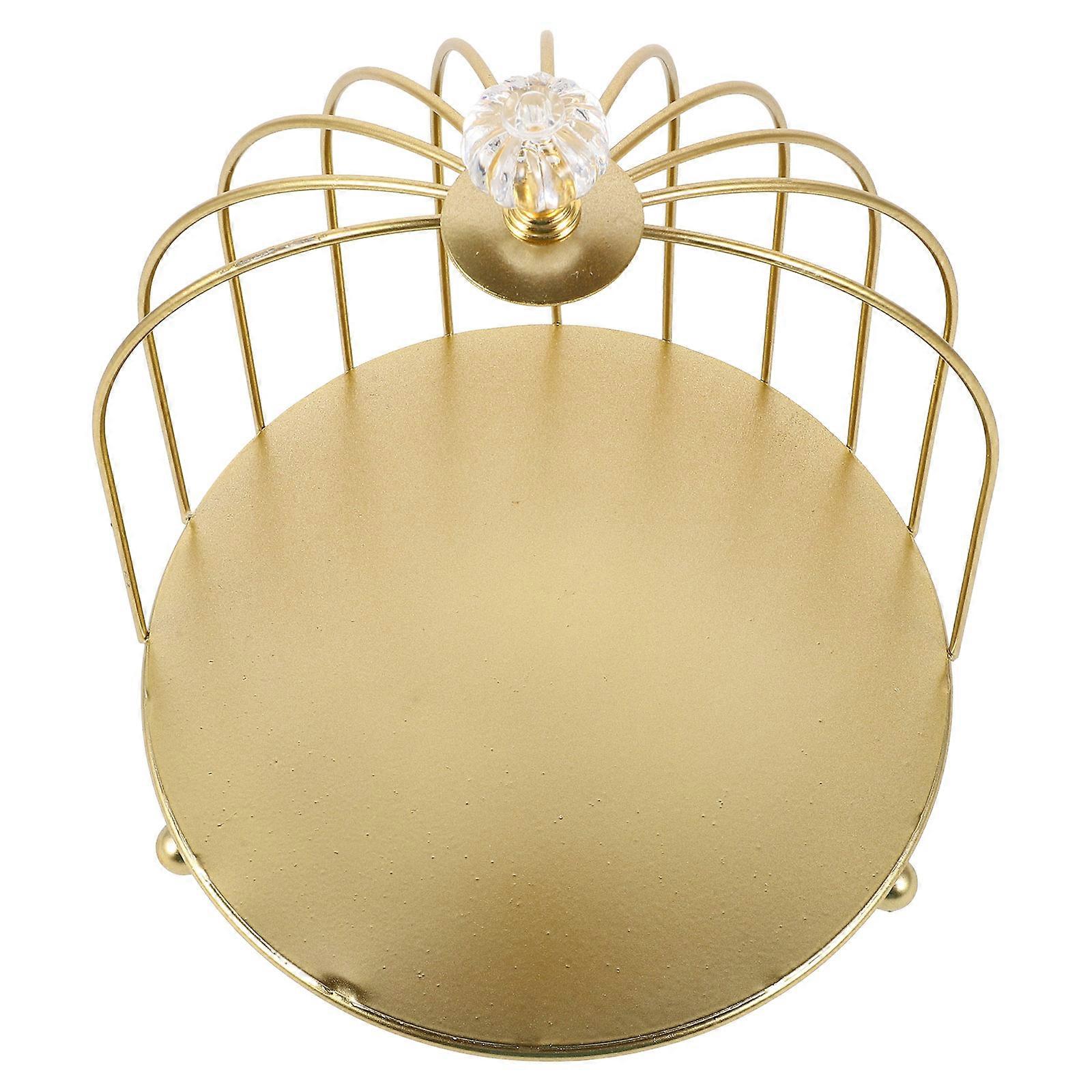 Golden Wedding Bird Cage Cake Stand for Cake Display 3Pcs Set