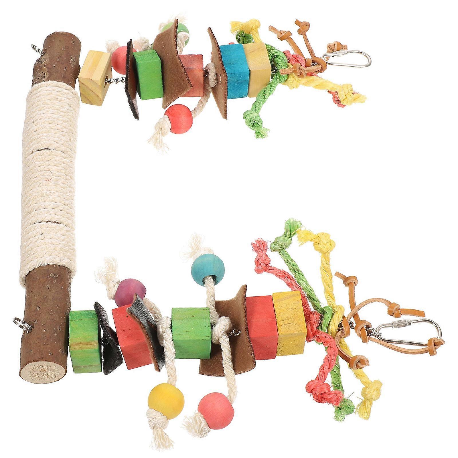 Bird Swing Perch Toy for Parakeet Balance Training 5Pcs