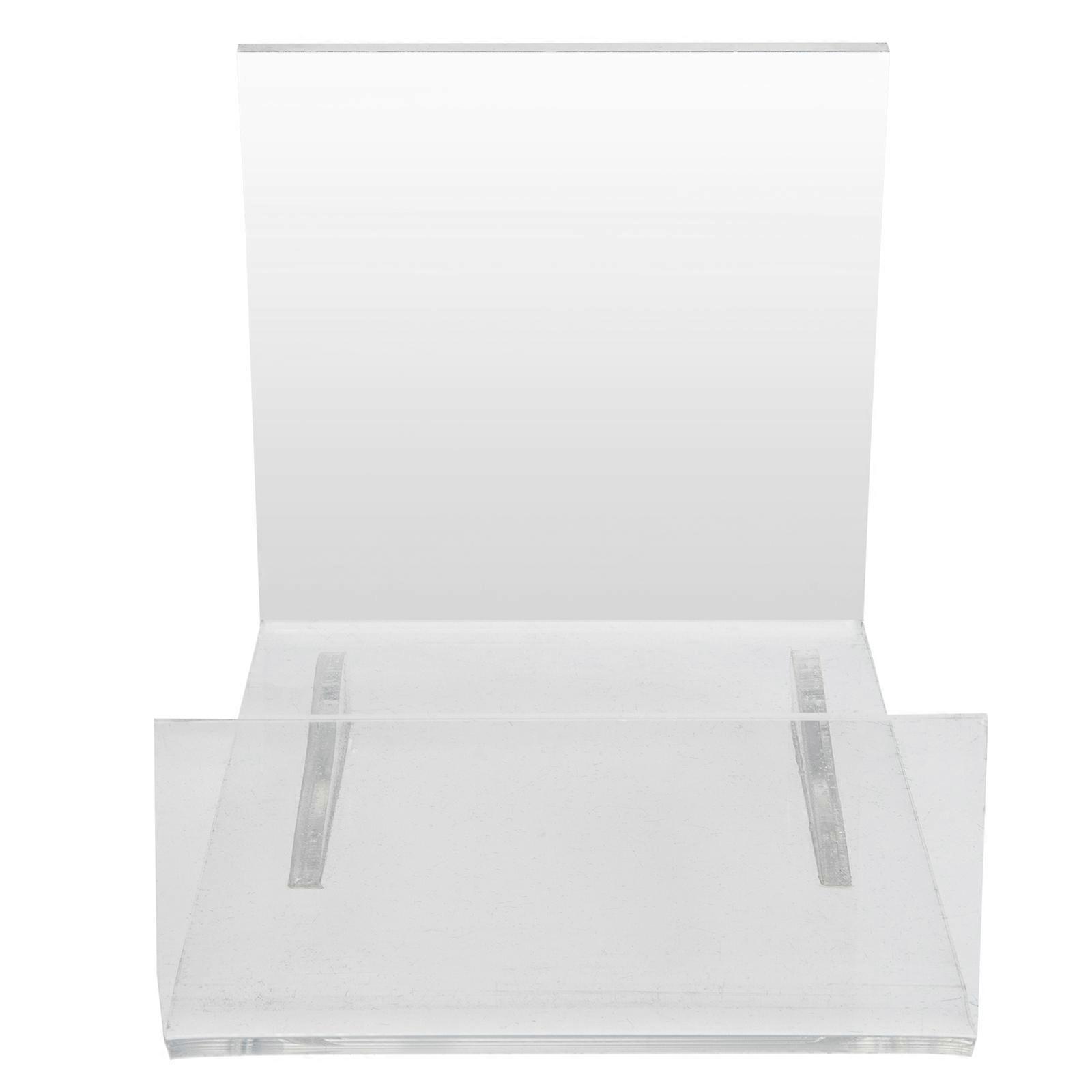 Cookware Stand Transparent Acrylic Pot Display Rack for Storage 2Pcs