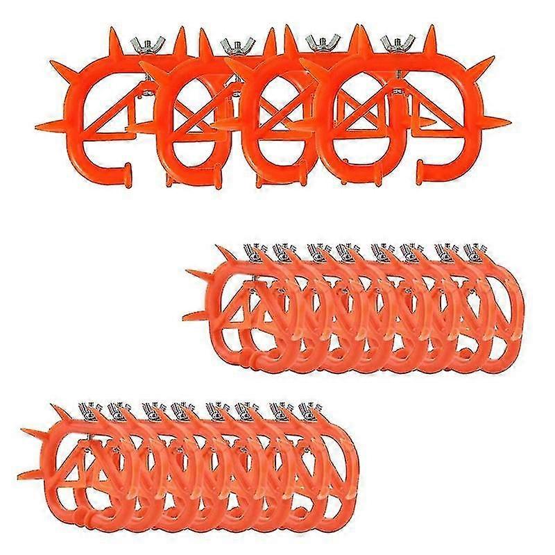 20PC Cow Nose Ring Farm Livestock Animal Weaner Red Plastic Weaning Tool for Calf Cattle Prevent Su-B7