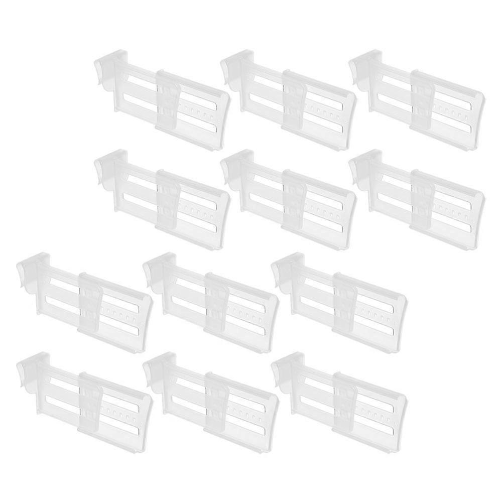 Fridge Shelf Organizer for Clutter-Free 24Pcs Adjustable Refrigerator Dividers