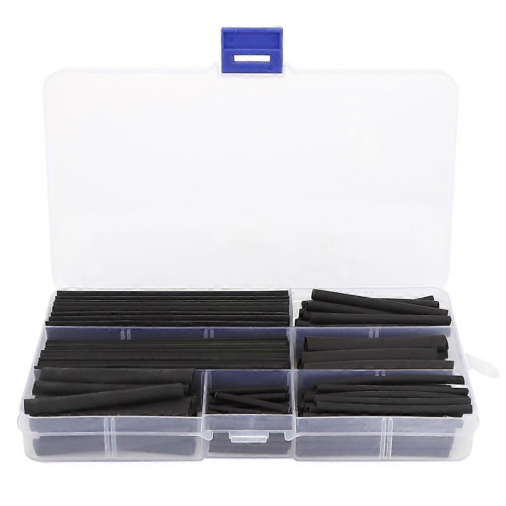 Υψηλής ποιότητας κιτ συσκευασίας 150 τεμαχίων μαύρων θερμοσυρρικνούμενων σωλήνων