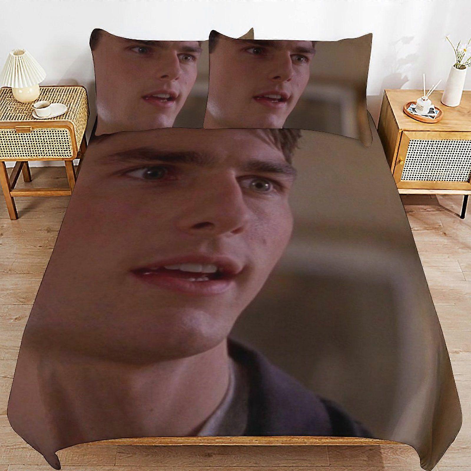 e407 Tom Cruise Hotel Style Sleep Texture Consistent Fabric Secure Fit Closure Duvet Cover Sets Advantage d407