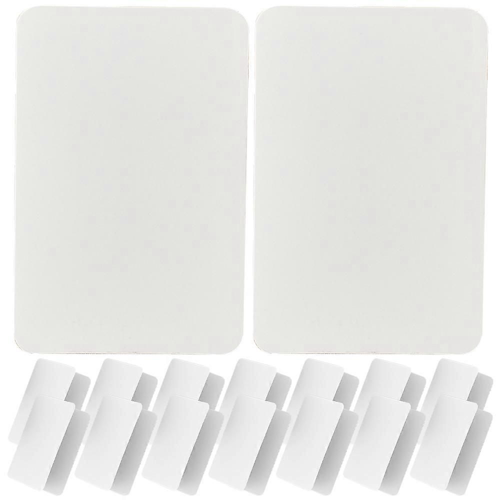 100Pcs White Blank Greeting Cards Folding 19x14.2cm Ideal For DIY Projects Birthdays Weddings And Thank You Notes