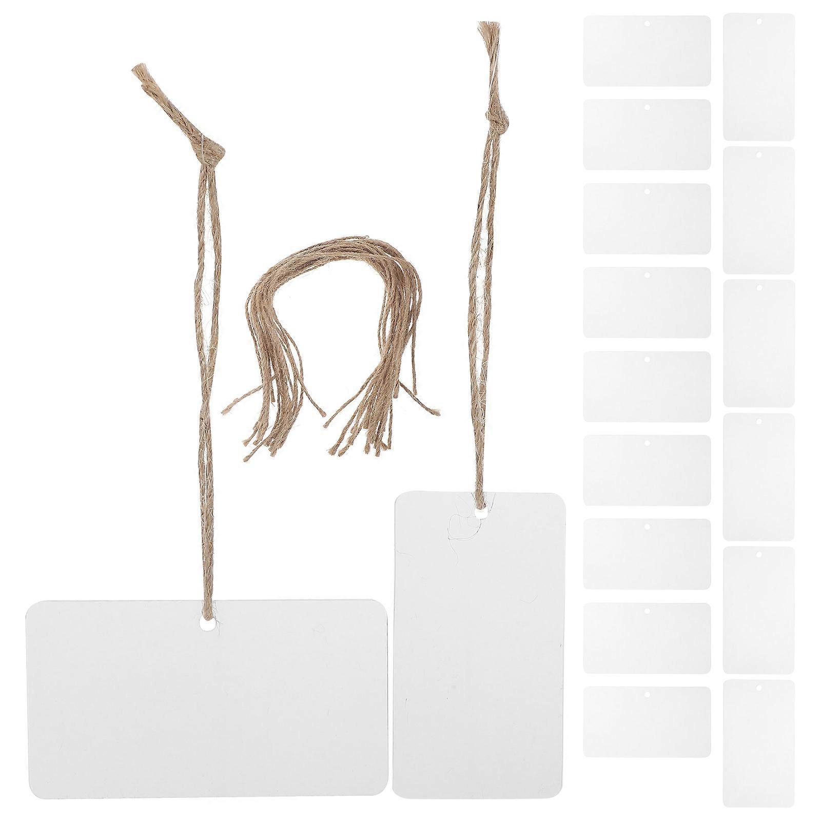 Basket Labels Acrylic Blank Tags for Kitchen Hanging Use 100Sets
