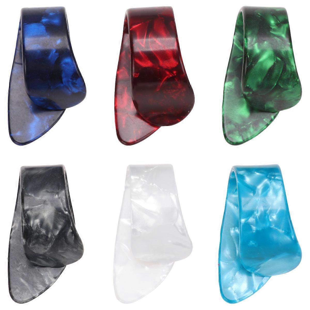 Thumb Guitar Pick Celluloid Plectrums for Guitar 60Pcs Assorted