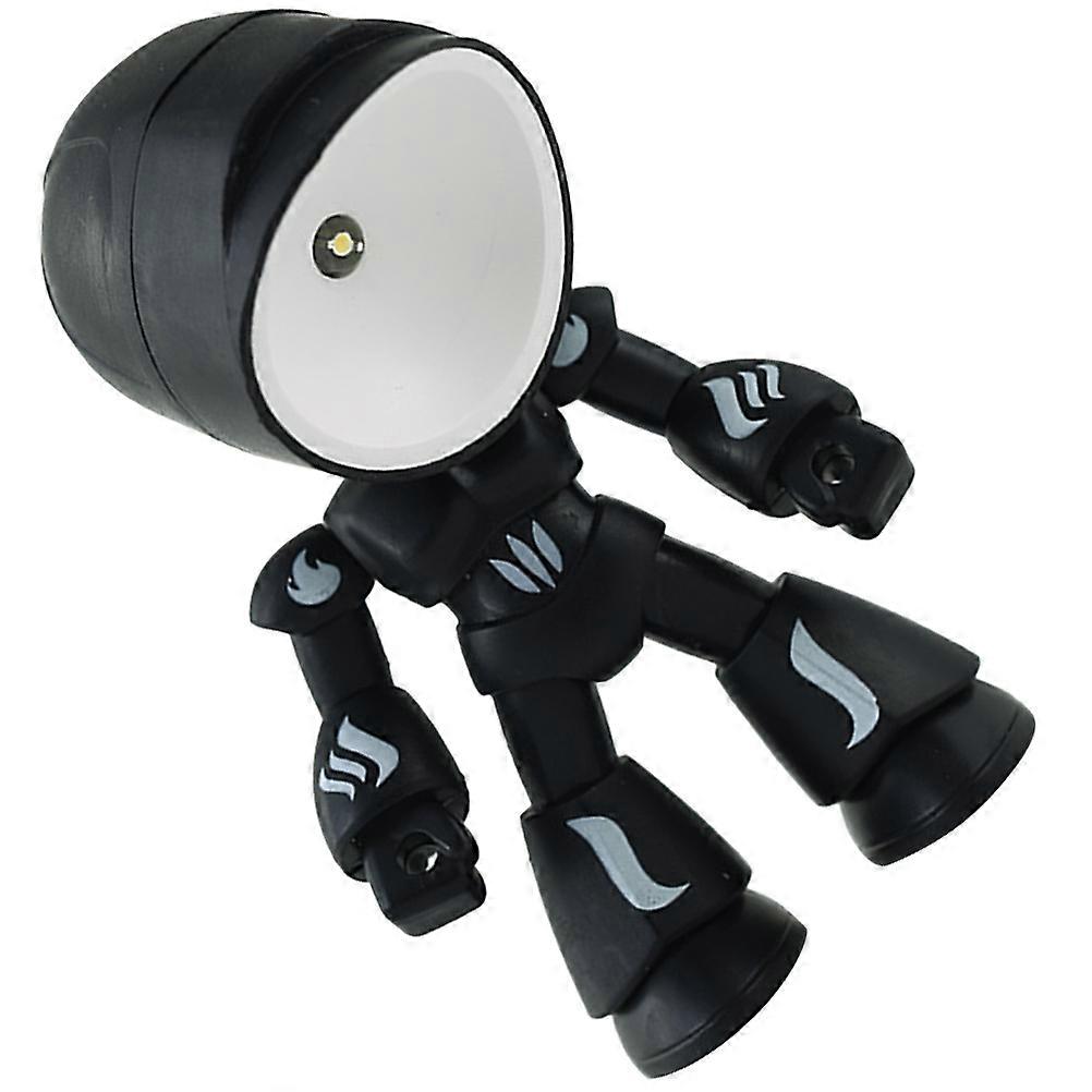 Robot Lamp Decorative Unique Desk Lamp for Student Learning 2Pcs Black Light