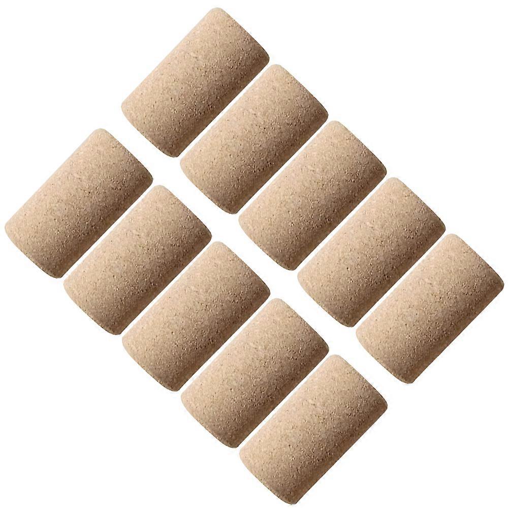 Practical Wooden Sealing Light Brown for 10Pcs Enthusiasts