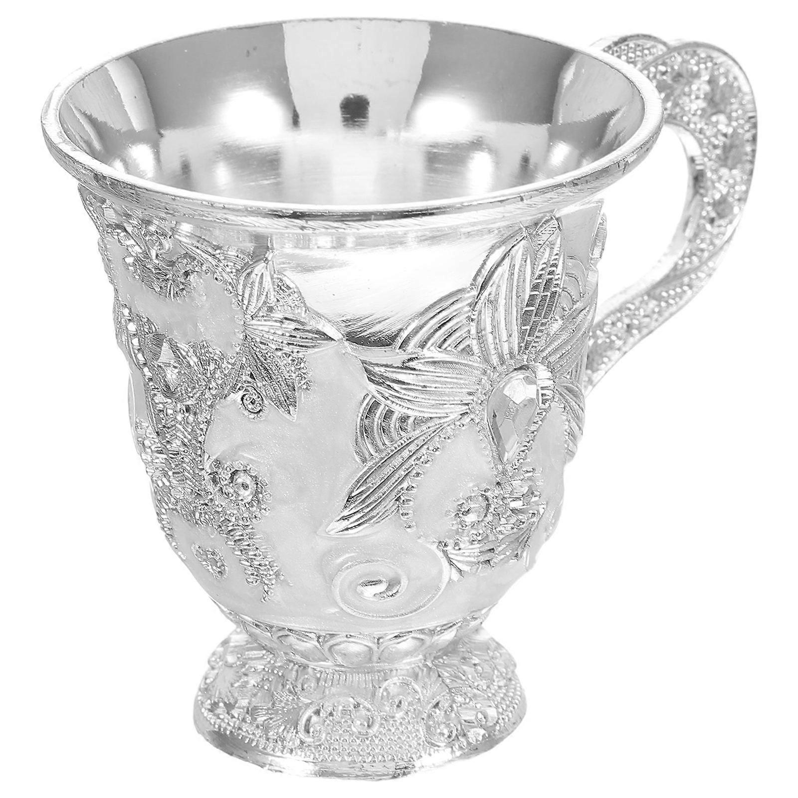 Stylish 5Pcs Goblet Shatterproof Metal Cups For High-End Parties And Elegant Picnics