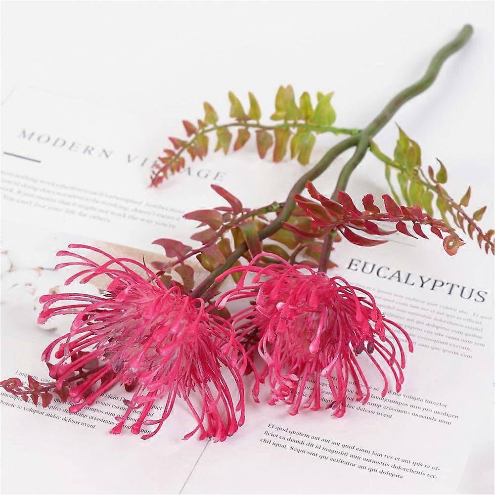 Minglan Simulated flowers, living room table decorations, flowers, plastic pincushions, hydrangeas, green plants, wedding bouquets, photography props