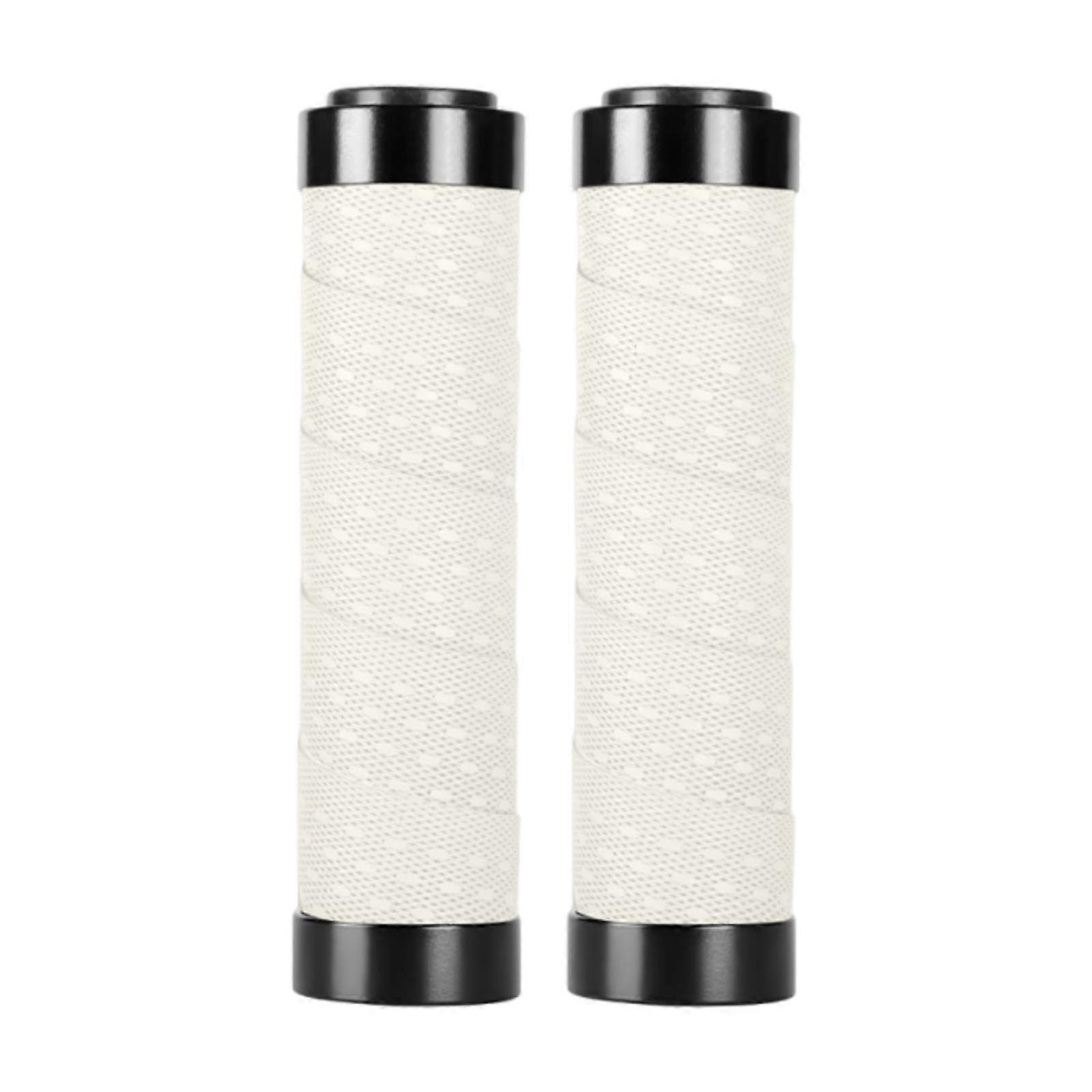 Bike Grips Harilla 2Pcs Handlebar Wrap Accessory For Mountain And Road Bikes Lightweight Comfortable White