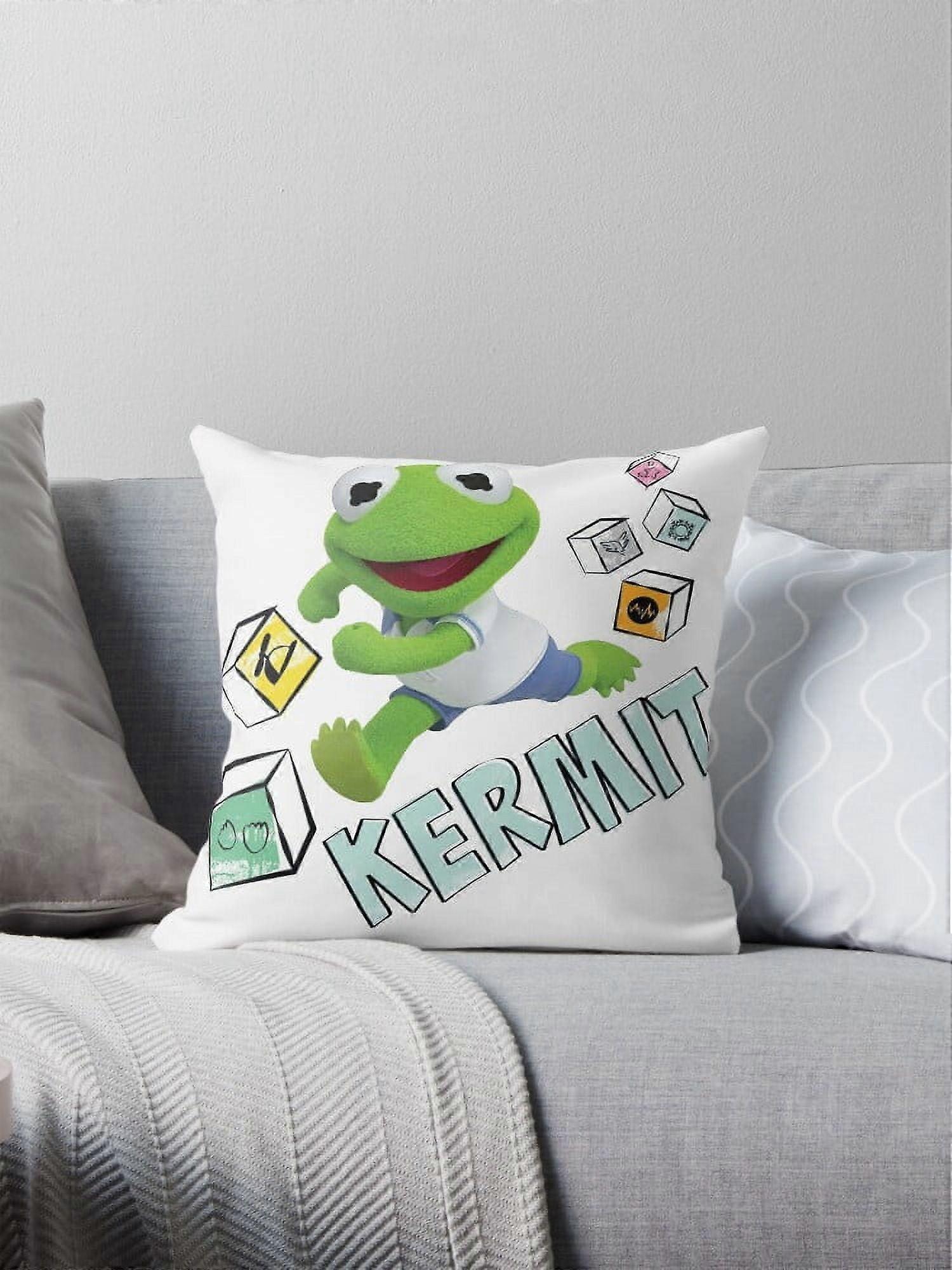 Capas de almofada AIVO The Muppet Babies Kermit, o Sapo, capas de almofada, capa de sofá, polegadas, dois lados
