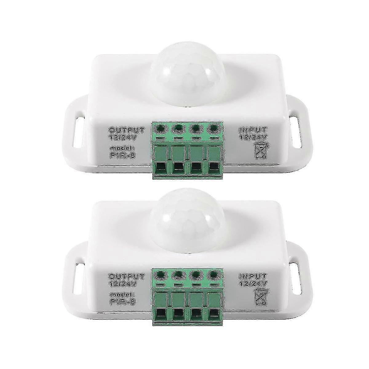 Dc 12v/24v 8a Body Infrared Pir Motion Sensor Switch Led Light Strip Automatic,pir Sensor Led Motio