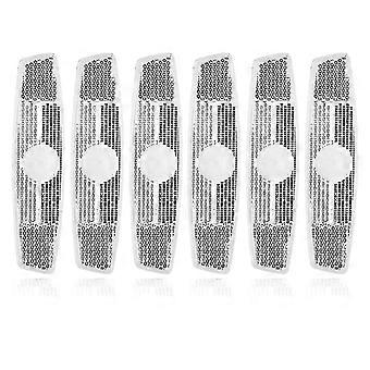 Reflectores de bicicleta Set-6pcs Rueda de bicicleta Reflector De radios de seguridad Soporte de reflector Vintage Clip Advertencia
