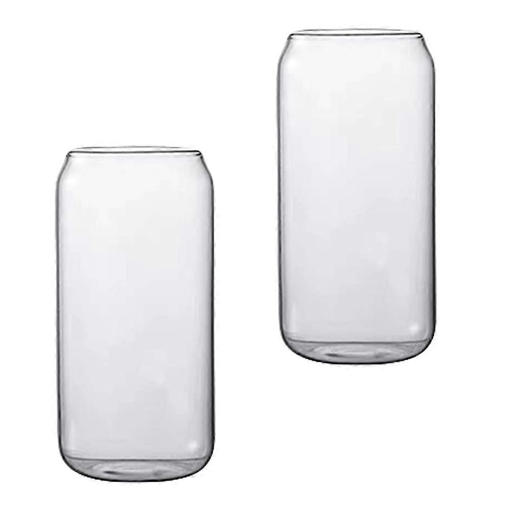 Transparent Can Shape Water Cups for Beverage Drinking 4Pcs