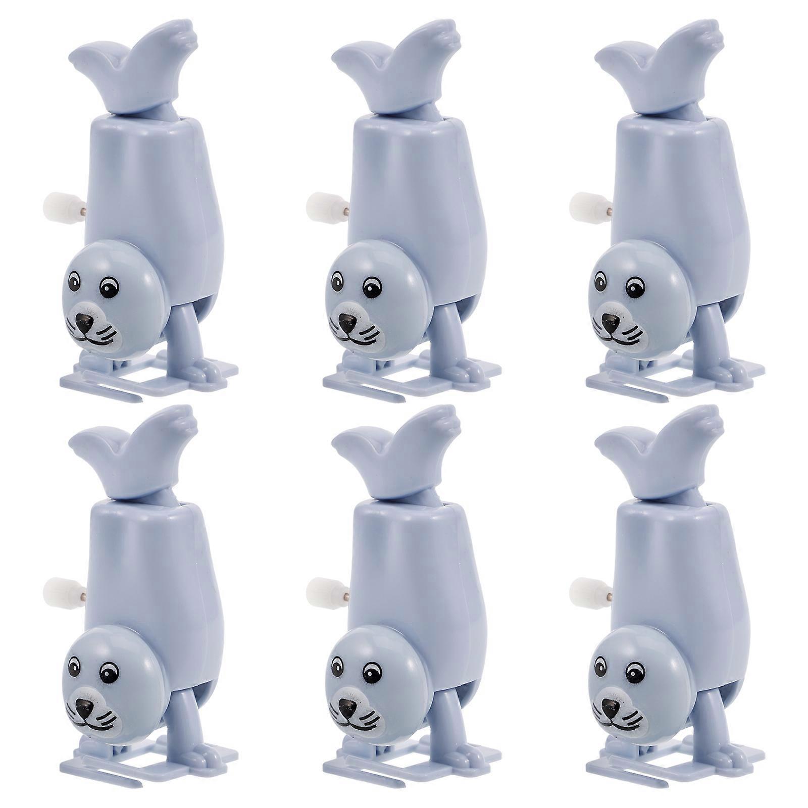 Wind Up Toys Seal Clockwork Walking Toys for Playing 12Pcs Set