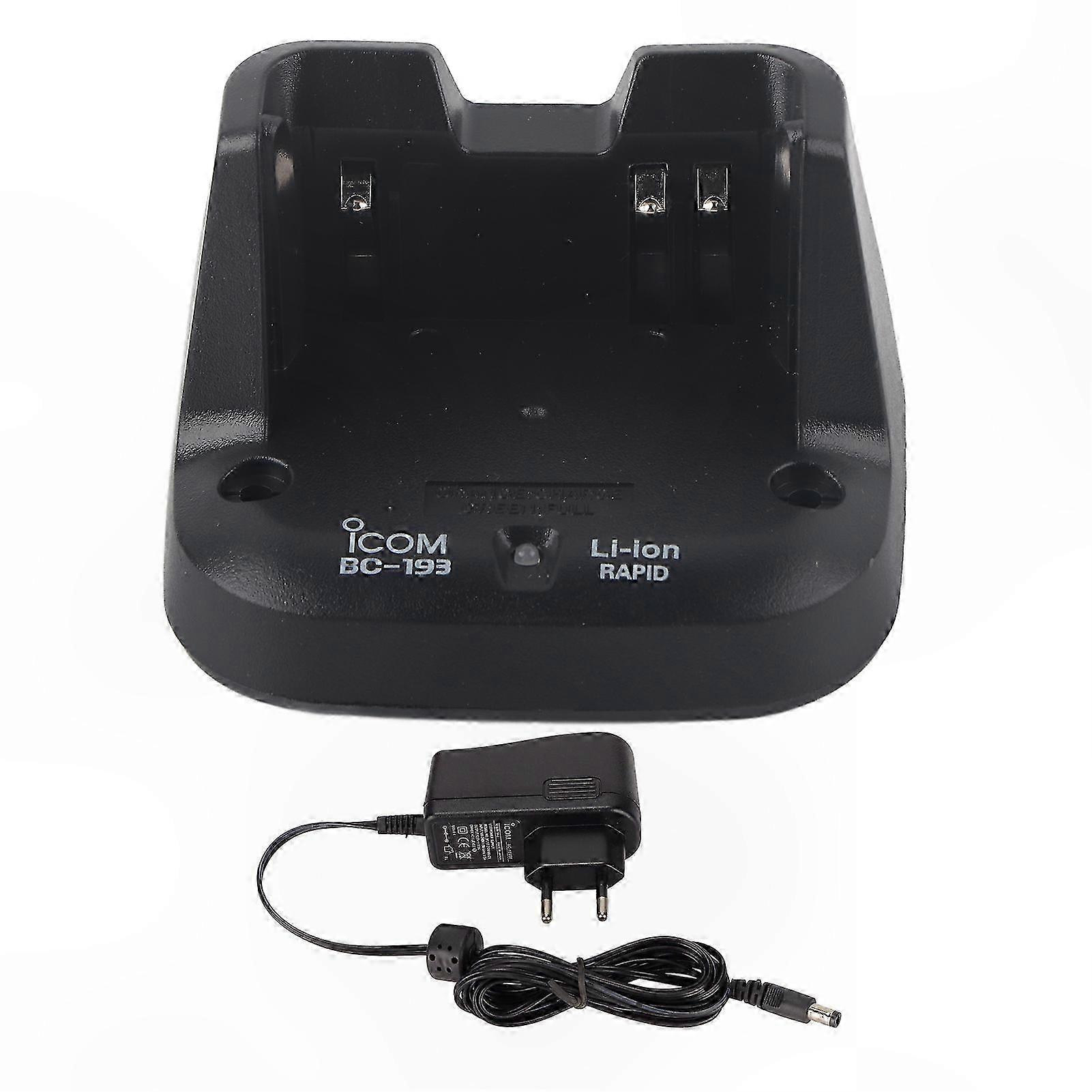 BC193 Two-Way Radio Rapid Desktop Charger for Icom IC-V8E V80 F3003 Walkie Talkie Quick Charging Station