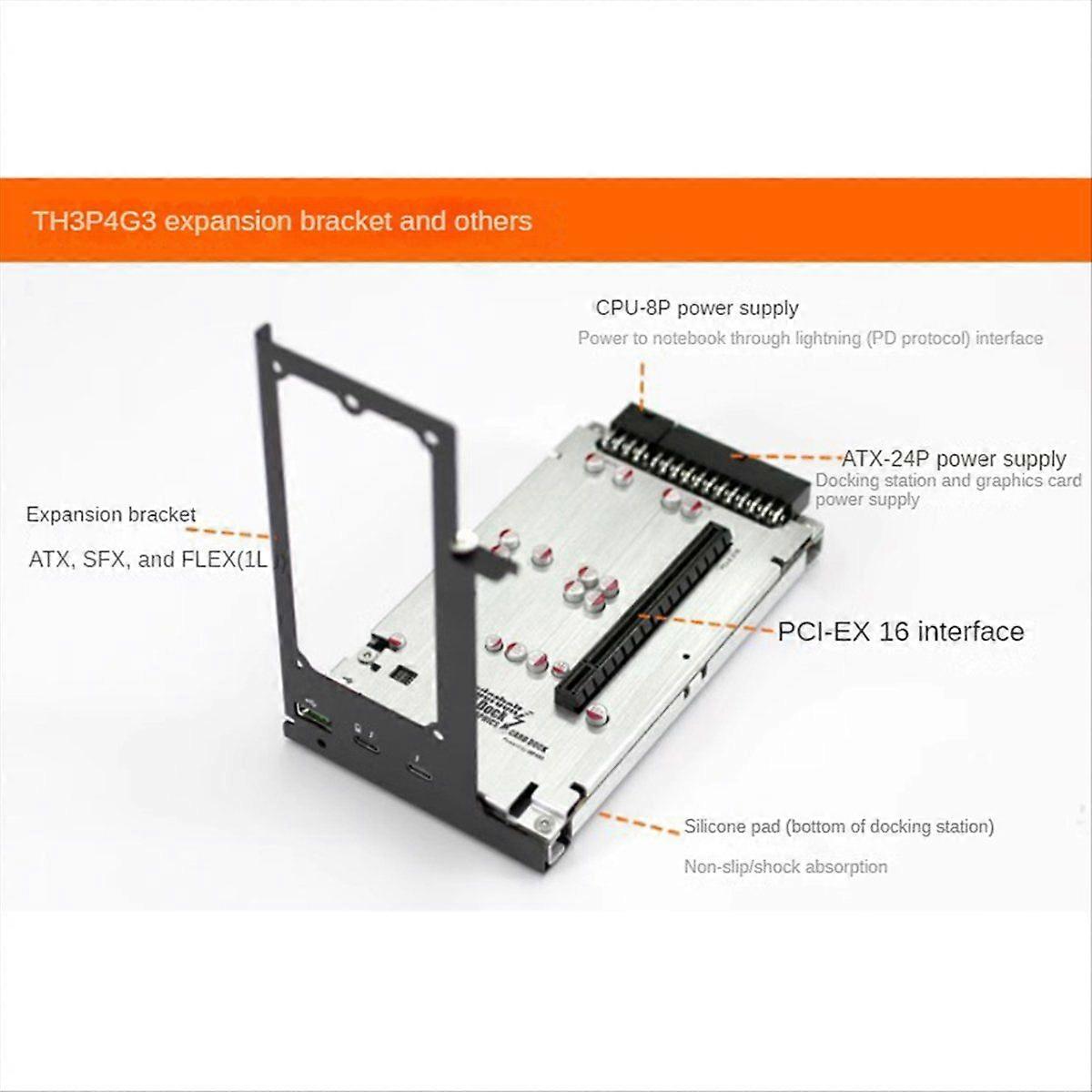 TH3P4G3 85W PD Charging for Thunderbolt GPU Dock for Macbook Windows