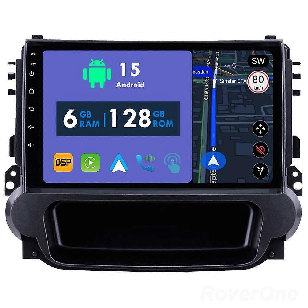 Car Radio 6G+128G CarPlay GPS Navigation Head Unit for Chevrolet Malibu 8 2012 - 2015 Android Auto Bluetooth Stereo Touch Screen