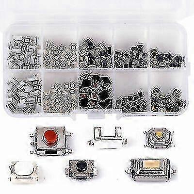 25-26 50pcs Micro Button 10-type Remote Control Key Smd Smt Button Micro Switch Ft